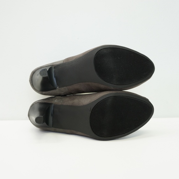 NEW Apri High Heel Ankle Boot Bootie Gray Grey 10 - Picture 7 of 8